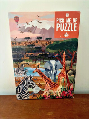 Talking Tables Safari Animals Pick Me Up Jigsaw Puzzle Multi 1000